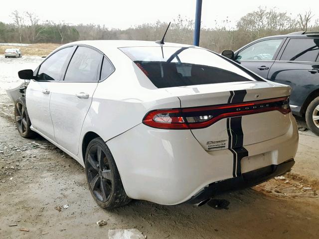 1C3CDFBBXGD607355 - 2016 DODGE DART SXT WHITE photo 3