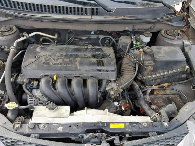 5Y2SL64823Z409037 - 2003 PONTIAC VIBE GRAY photo 7