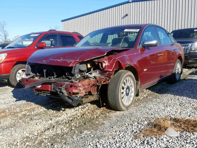 1MEHM40WX8G625641 - 2008 MERCURY SABLE LUXU BURGUNDY photo 2