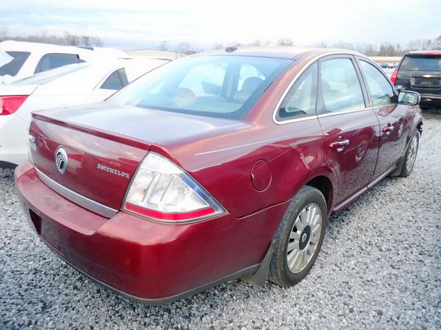 1MEHM40WX8G625641 - 2008 MERCURY SABLE LUXU BURGUNDY photo 4