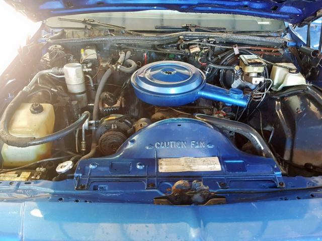 1G1BL54E6LR116637 - 1990 CHEVROLET CAPRICE BLUE photo 7