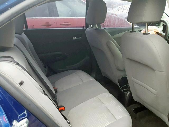 1G1JA5SH1C4199633 - 2012 CHEVROLET SONIC LS BLUE photo 6