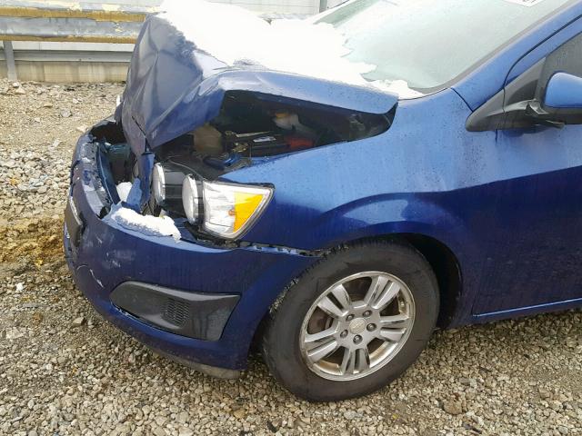 1G1JA5SH1C4199633 - 2012 CHEVROLET SONIC LS BLUE photo 9