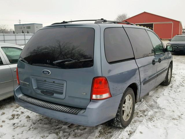 2FMZA55245BA60408 - 2005 FORD FREESTAR S GRAY photo 4