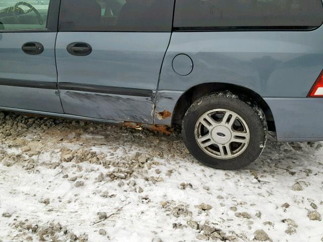 2FMZA55245BA60408 - 2005 FORD FREESTAR S GRAY photo 9