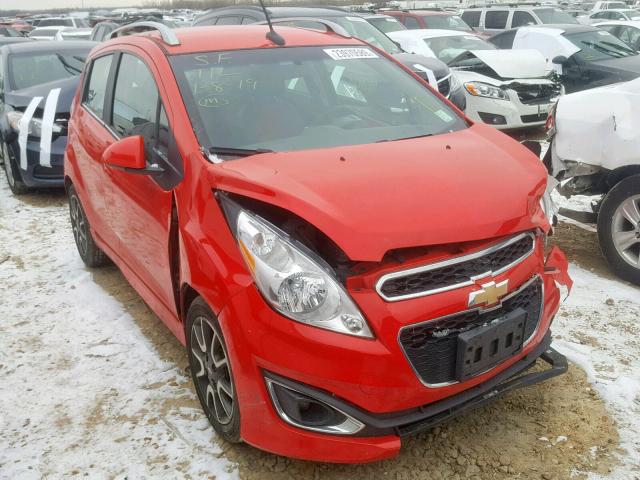 KL8CE6S9XDC598334 - 2013 CHEVROLET SPARK 2LT RED photo 1