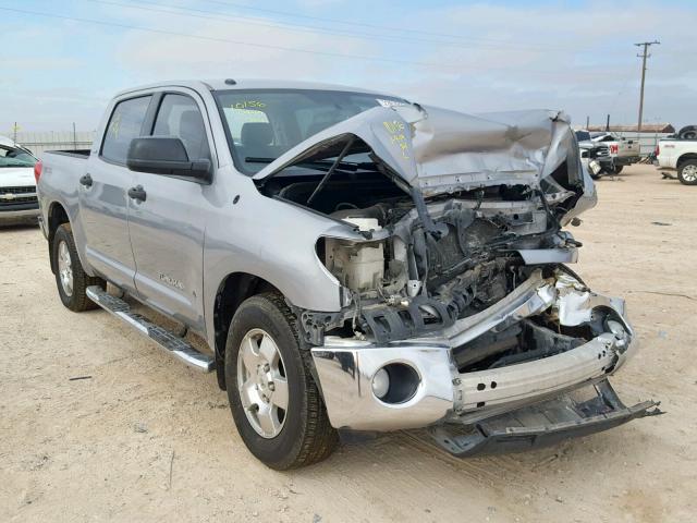 5TFEM5F1XBX034528 - 2011 TOYOTA TUNDRA CRE SILVER photo 1