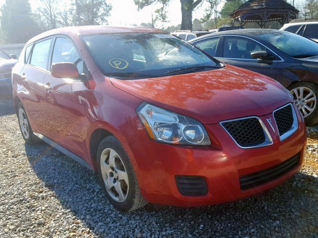 5Y2SP678X9Z463324 - 2009 PONTIAC VIBE RED photo 1