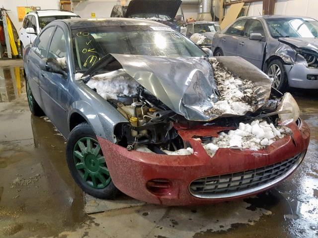 1C3EL46RX3N580752 - 2003 CHRYSLER SEBRING LX GREEN photo 1