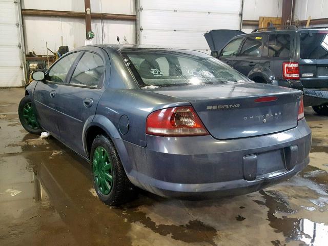 1C3EL46RX3N580752 - 2003 CHRYSLER SEBRING LX GREEN photo 3