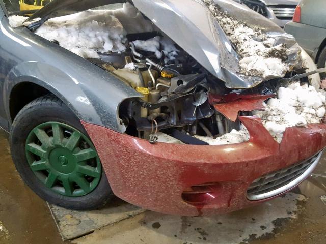 1C3EL46RX3N580752 - 2003 CHRYSLER SEBRING LX GREEN photo 9