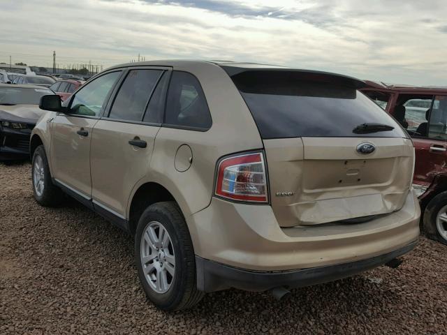 2FMDK36C77BB02642 - 2007 FORD EDGE SE GOLD photo 3