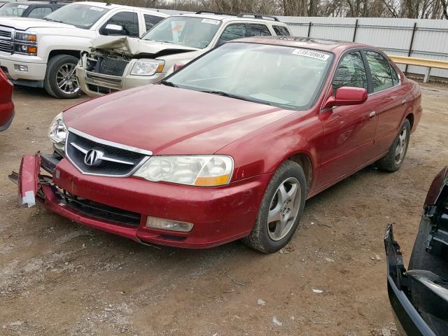 19UUA56613A006235 - 2003 ACURA 3.2TL MAROON photo 2