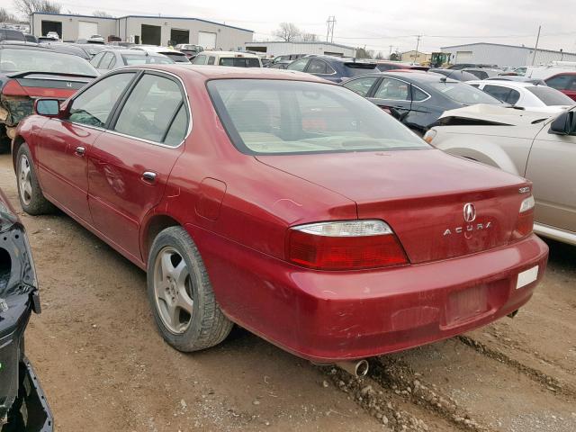 19UUA56613A006235 - 2003 ACURA 3.2TL MAROON photo 3