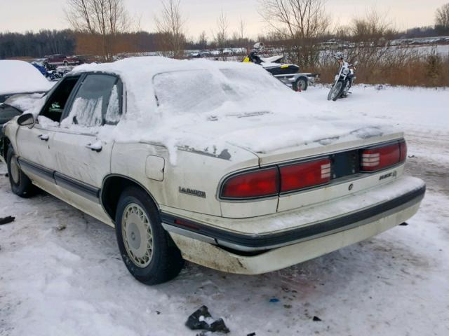 1G4HR52L8RH405482 - 1994 BUICK LESABRE LI WHITE photo 3