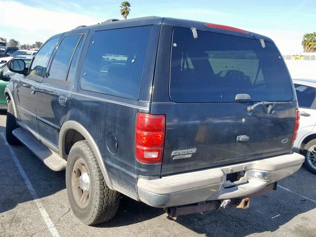 1FMPU18L01LA62162 - 2001 FORD EXPEDITION BLACK photo 3