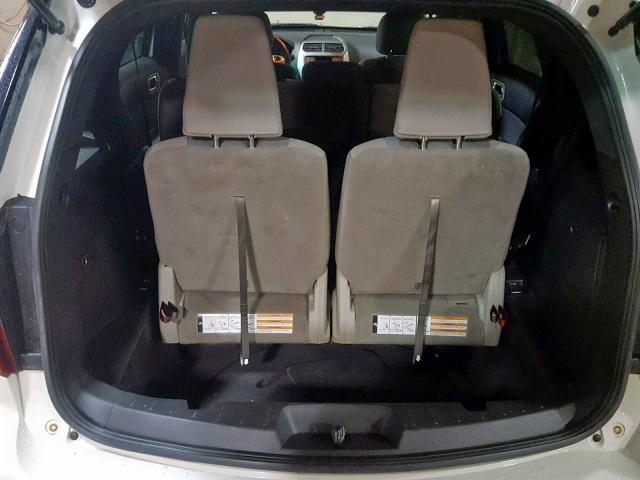 1FMHK8D82CGA59859 - 2012 FORD EXPLORER X WHITE photo 9