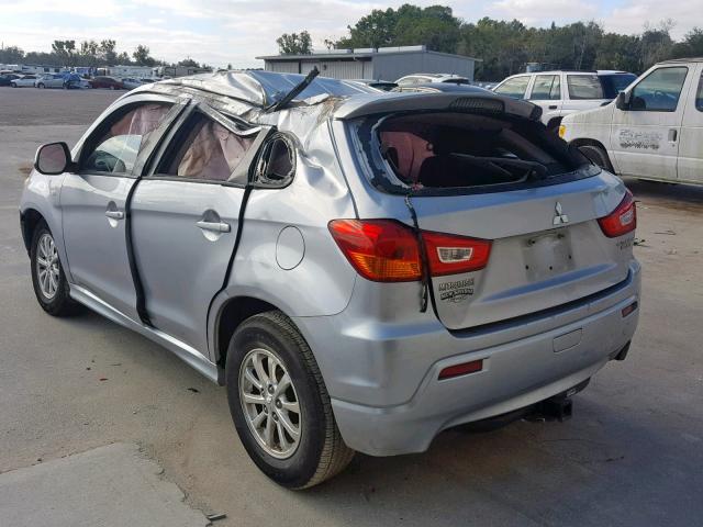 JA4AP3AU9BZ001143 - 2011 MITSUBISHI OUTLANDER SILVER photo 3