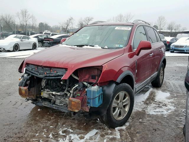 3GSCL33P88S597065 - 2008 SATURN VUE XE MAROON photo 2