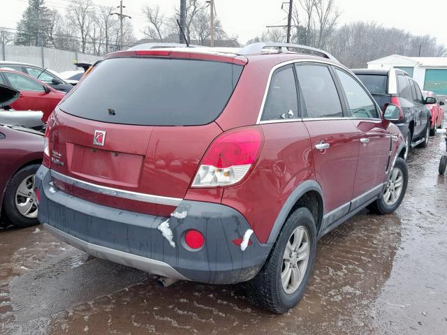 3GSCL33P88S597065 - 2008 SATURN VUE XE MAROON photo 4