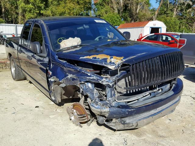 1D7HA18247J625295 - 2007 DODGE RAM 1500 S BLUE photo 1