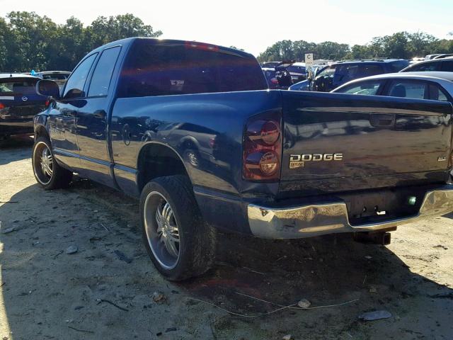 1D7HA18247J625295 - 2007 DODGE RAM 1500 S BLUE photo 3