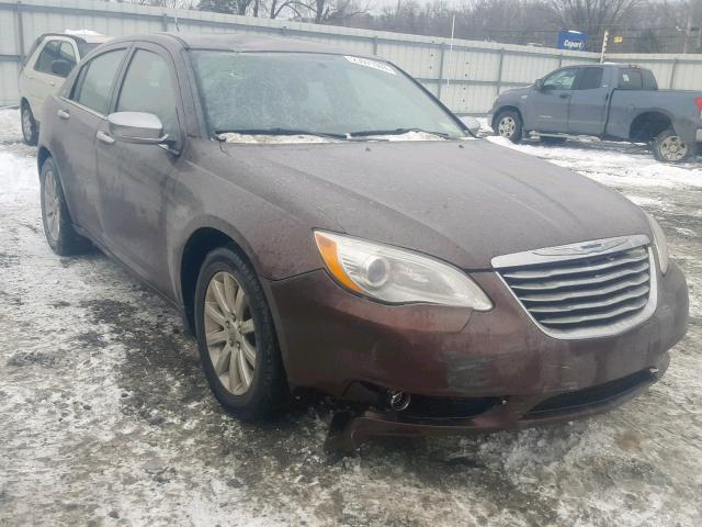 1C3CCBCG8DN766385 - 2013 CHRYSLER 200 LIMITE BROWN photo 1