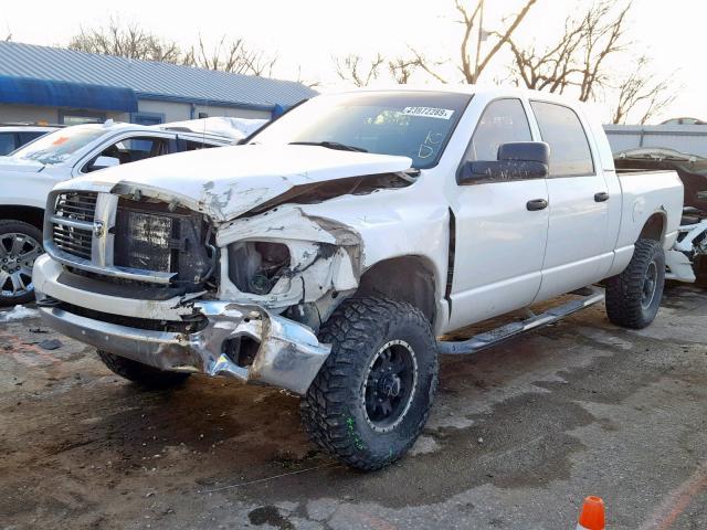 3D7KS29C16G137423 - 2006 DODGE RAM 2500 WHITE photo 2