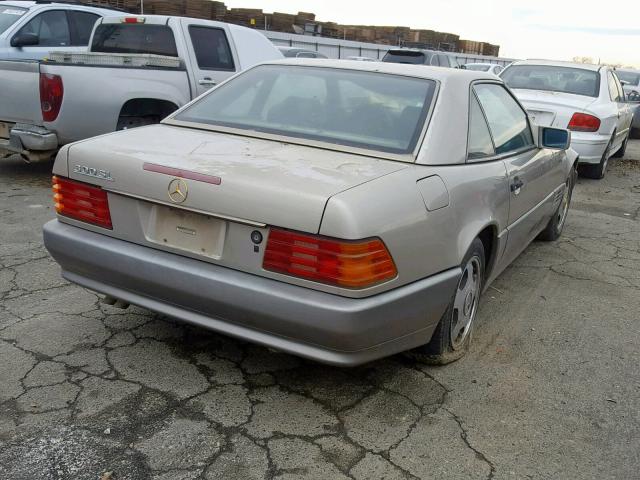 WDBFA61E6MF026687 - 1991 MERCEDES-BENZ 300 SL TAN photo 4