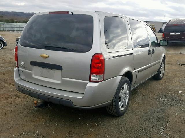 1GNDV23WX8D125713 - 2008 CHEVROLET UPLANDER L SILVER photo 4