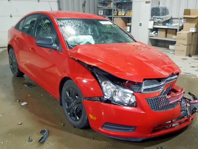 1G1PA5SG2E7351437 - 2014 CHEVROLET CRUZE LS RED photo 1