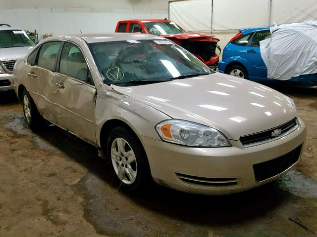 2G1WB57K891284089 - 2009 CHEVROLET IMPALA LS TAN photo 1