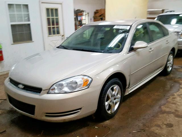 2G1WB57K891284089 - 2009 CHEVROLET IMPALA LS TAN photo 2