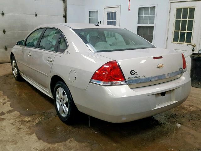 2G1WB57K891284089 - 2009 CHEVROLET IMPALA LS TAN photo 3