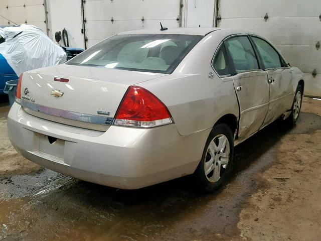 2G1WB57K891284089 - 2009 CHEVROLET IMPALA LS TAN photo 4