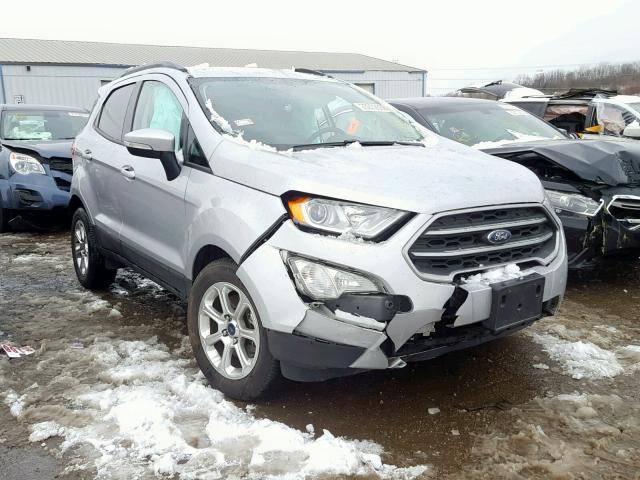 MAJ3P1TE7JC165569 - 2018 FORD ECOSPORT S SILVER photo 1