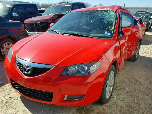 JM1BK32G071662163 - 2007 MAZDA 3 I RED photo 2