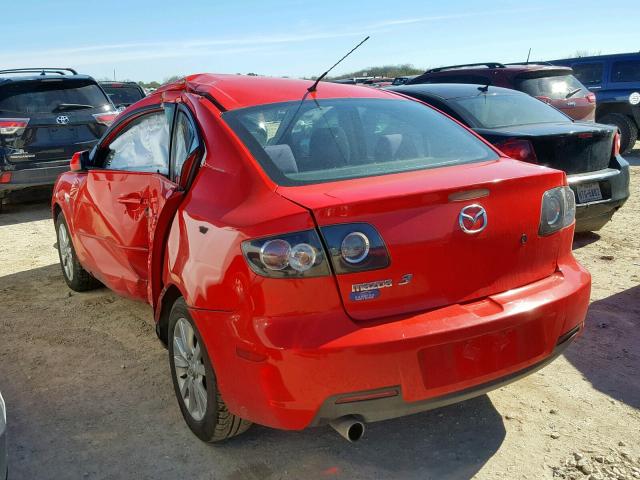 JM1BK32G071662163 - 2007 MAZDA 3 I RED photo 3