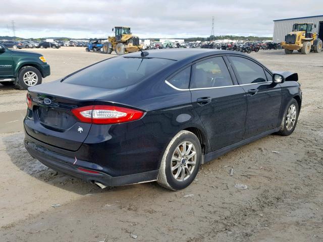 1FA6P0G75G5100705 - 2016 FORD FUSION S BLACK photo 4