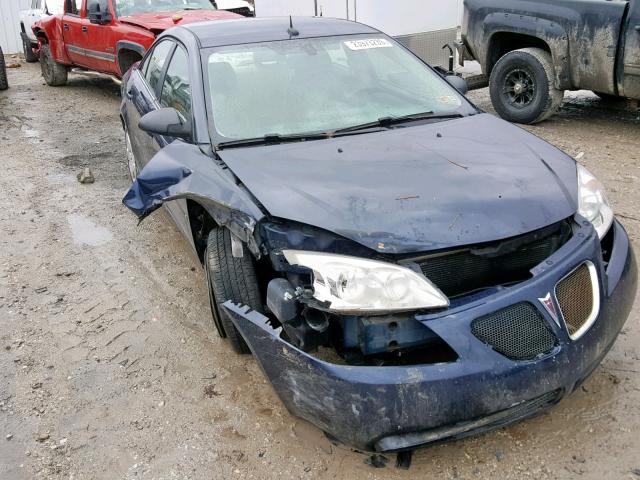 1G2ZF57B084112641 - 2008 PONTIAC G6 VALUE L BLUE photo 1