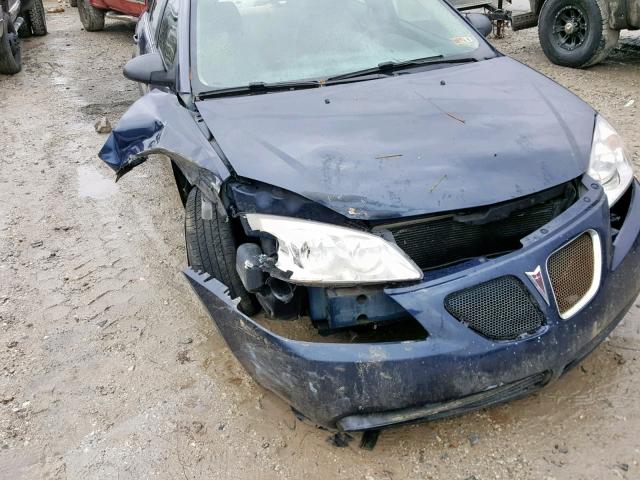 1G2ZF57B084112641 - 2008 PONTIAC G6 VALUE L BLUE photo 9