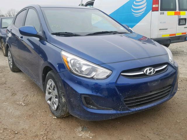 KMHCT4AE6HU319263 - 2017 HYUNDAI ACCENT SE BLUE photo 1