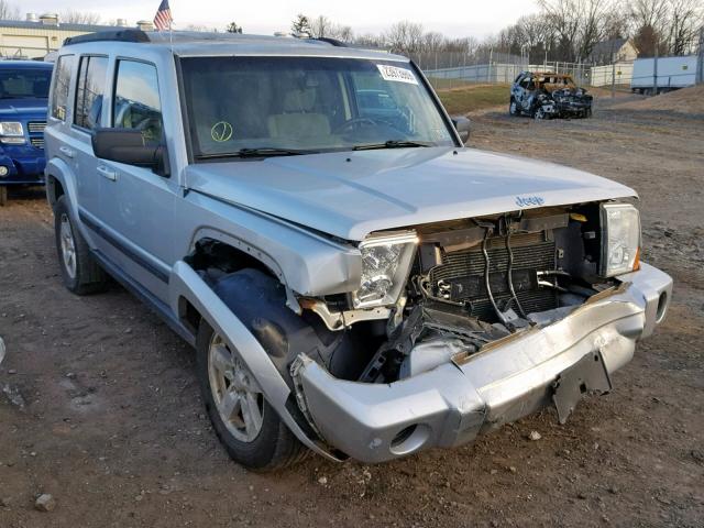 1J8HG48K57C647698 - 2007 JEEP COMMANDER SILVER photo 1