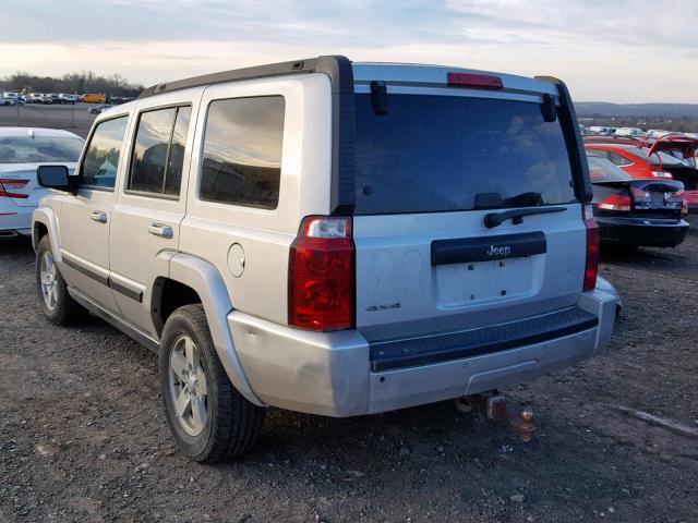 1J8HG48K57C647698 - 2007 JEEP COMMANDER SILVER photo 3