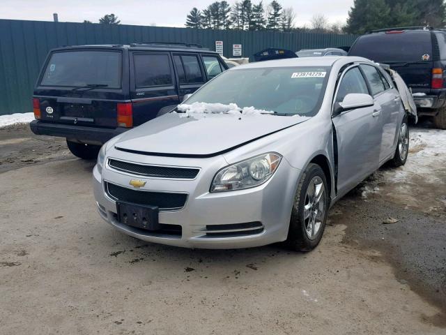 1G1ZC5E08AF175110 - 2010 CHEVROLET MALIBU 1LT SILVER photo 2