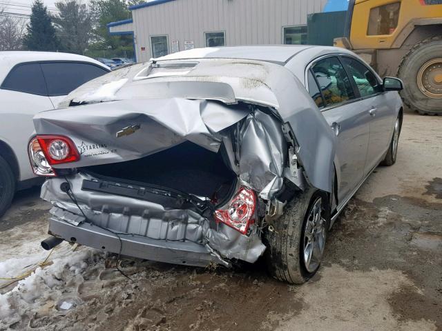 1G1ZC5E08AF175110 - 2010 CHEVROLET MALIBU 1LT SILVER photo 4