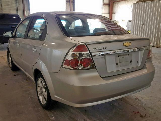 KL1TD5DEXBB242300 - 2011 CHEVROLET AVEO LS SILVER photo 3