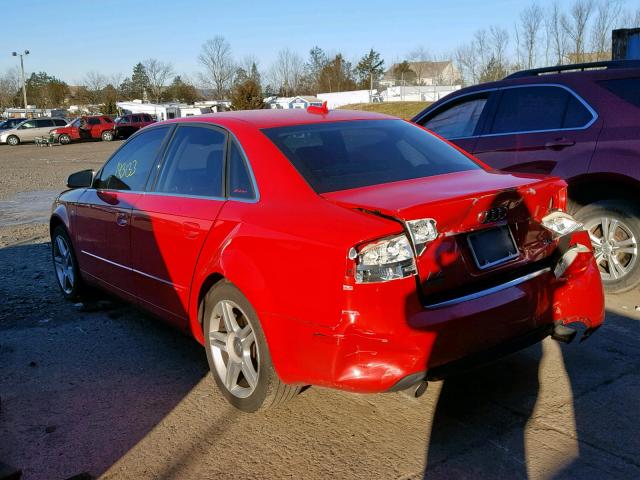 WAUDF78E36A202923 - 2006 AUDI A4 2.0T QU RED photo 3