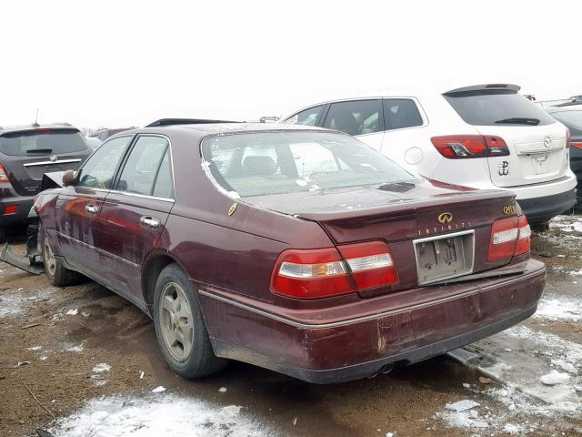 JNKBY31A9VM302685 - 1997 INFINITI Q45 BASE BURGUNDY photo 3