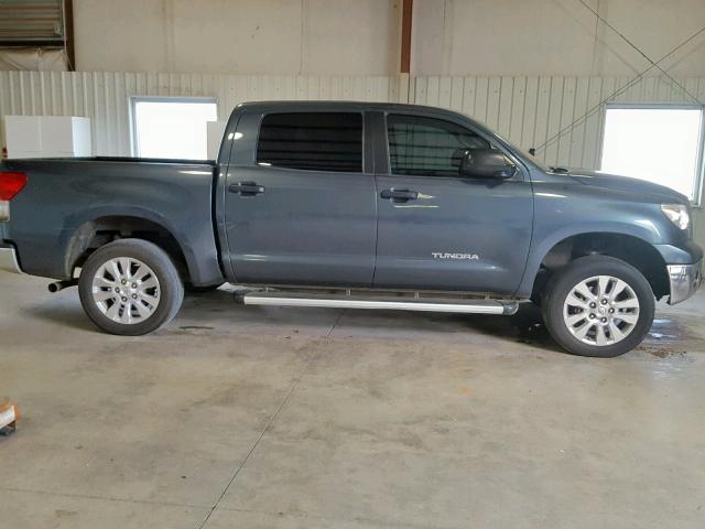 5TFEY5F19AX097932 - 2010 TOYOTA TUNDRA CRE BLUE photo 9